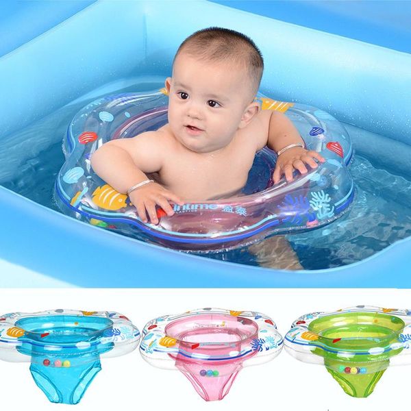 

life vest & buoy kids baby swimming ring durable inflatable float pool double leak-proof swim safety water toys accessories
