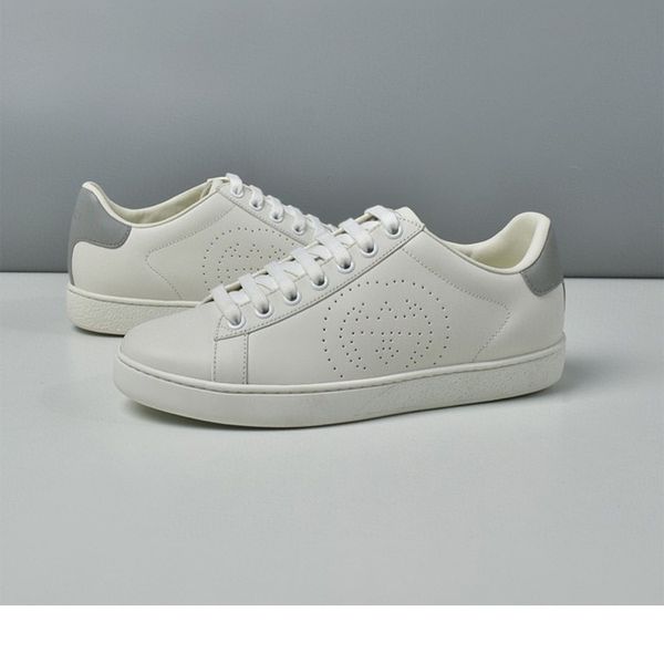 

2021 bee white casual sneakers leather for men and women, Black;red