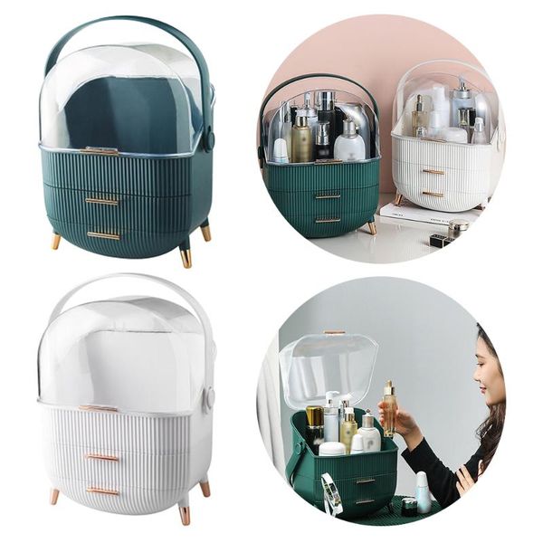 

makeup organizer for cosmetics box jewelry cosmetic storage holder lipsticks cream mask drawer boxes & bins