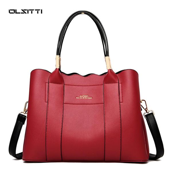 

cross body olsitti luxury women's handbags solid color pu leather crossbody bags for women 2021 designer clutch