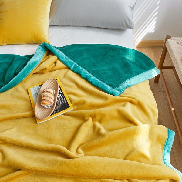 

blankets double-sided soft blanket, warm sheet milk velvet, available all year round
