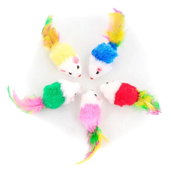 

cat toys 10 pcs false mouse interactive mini funny animal kitten playing for cats