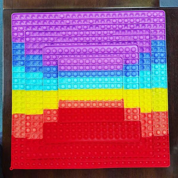 

20cm 30cm 40cm 50cm mega large giant toy fidget pop bubbles board toys chessboard shapes push bubble finger fun puzzle jigsaw stress relief