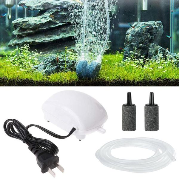 

air pumps & accessories 2.5w ultra silent fish tank oxygen pump aquarium us plug mini compressor decor pet supplies