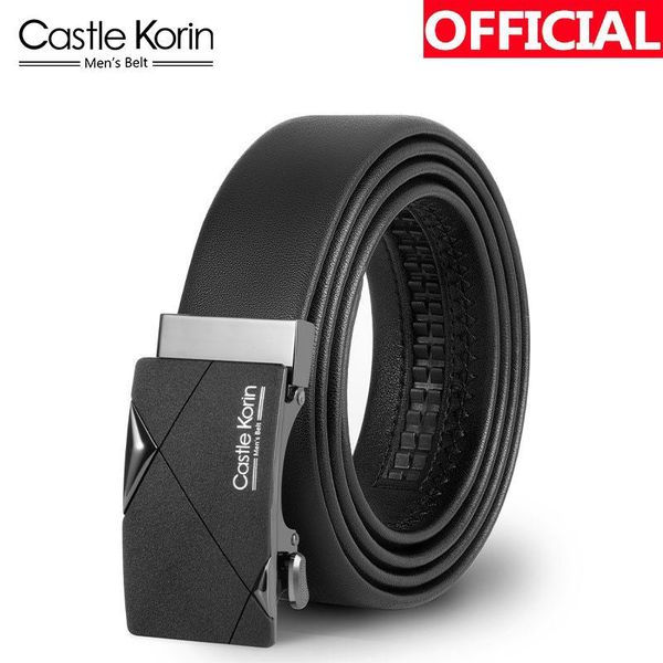 

belts genuine leather belt men designer fashion for strap male metal automatic buckle/01005, Black;brown