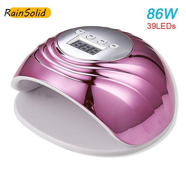 

nail dryers 86/48w uv led lamp for manicure ice with 39pcs beads lcd display motion sensor dryer drying gel tool