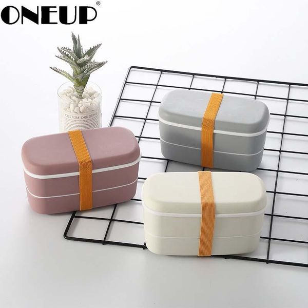 

dinnerware sets oneup microwavable 2layer lunch box with compartments leakproof bento insulated container chopsticks