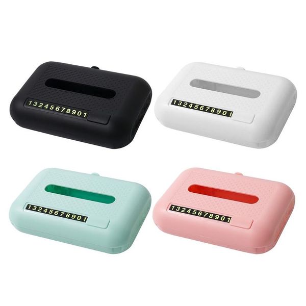 

cell phone mounts & holders multifunctional creative 4 in 1 cute tissue box design snap-in disassembly car holder black /blue/ pink /white