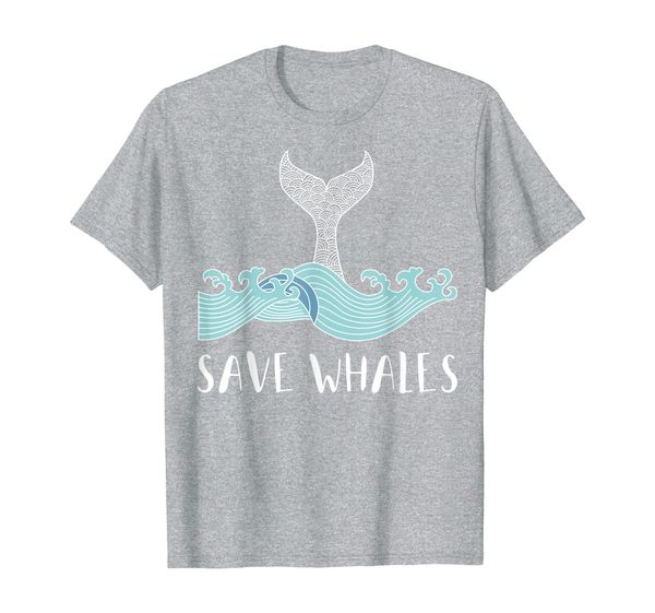 

save whales orca t-shirt unique graphic illustration t-shirt, White;black