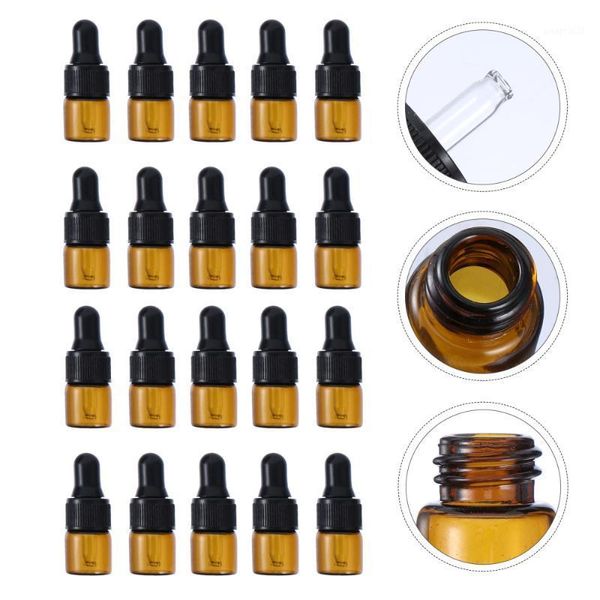 

storage bottles & jars 50pcs 1ml glasses chic essential oil containers for outdoor