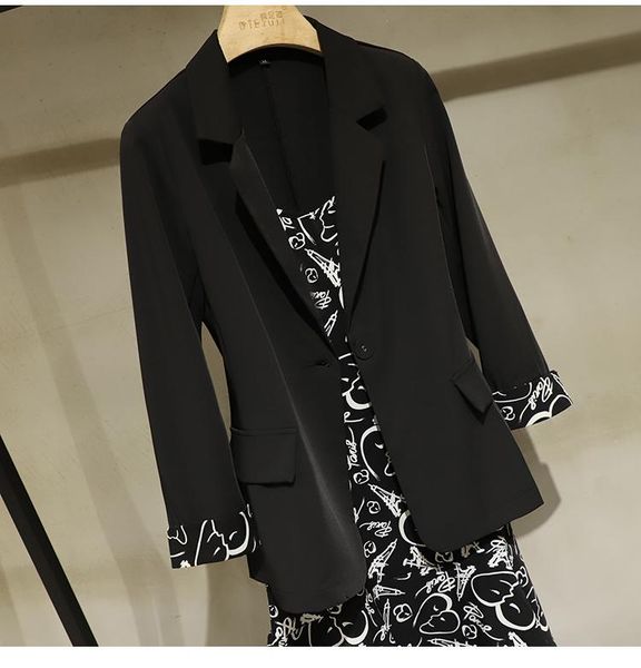 

spring loose net red suit coat for women women's jackets, Black;brown