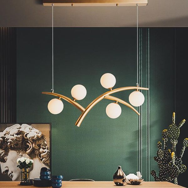 

pendant lamps creative living room led chandelier light luxury simple modern personality dining study decorative corridor lights e27