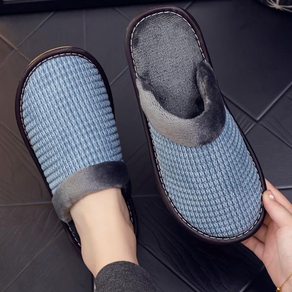 

slippers women's winter shoes simplicity home for women plush short non-slip bedroom soft, Black