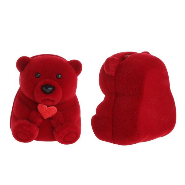 

gift wrap mini cute bear jewllery boxes for rings and small earrings pendant necklace jy14 21 drop