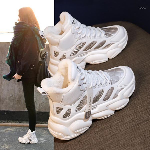 

boots women winter snow fashion style high-shoes casual woman waterproof warm female white black1 0igx, Black