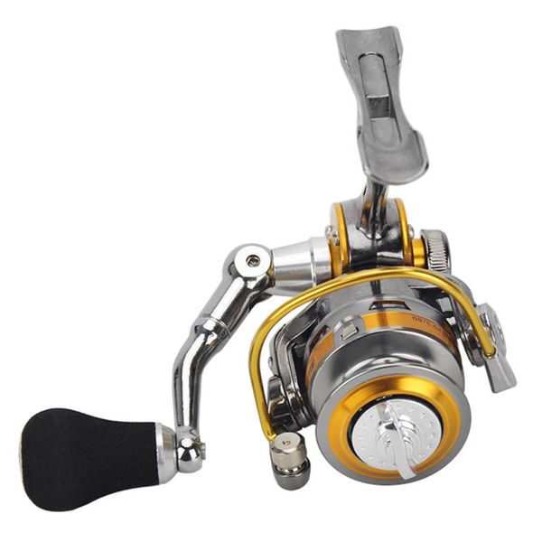 

portable mini spinning reel 3+1 ball bearings 5.0:1 full metal ice fishing tackle 2021 baitcasting reels