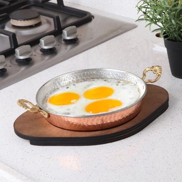

omelette pan copper hand forged sahan 15-17-19 cm pans