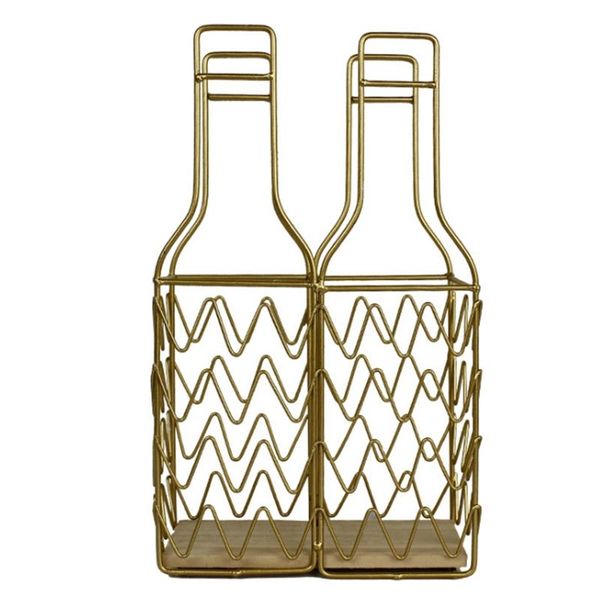 

iron wall mount wine bottle rack display kitchen storage home decoration hooks & rails