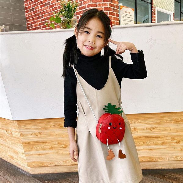 

backpacks children's bag 2021 shoulder strawberry korean version wild girl fashion princess crossbody