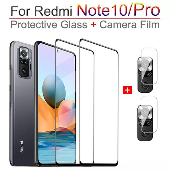 

lx brand 4 in1 screen protector for xiaomi redmi note 10 pro max tempered glass camera lens protective on redmi note 10 pro max glass