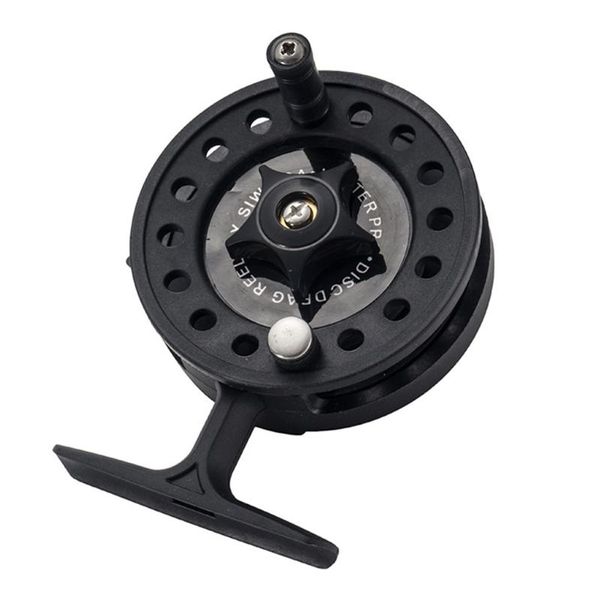

winter ice fishing reels plastic reel left/right handed mini outdoor fish brake handle front tools baitcasting