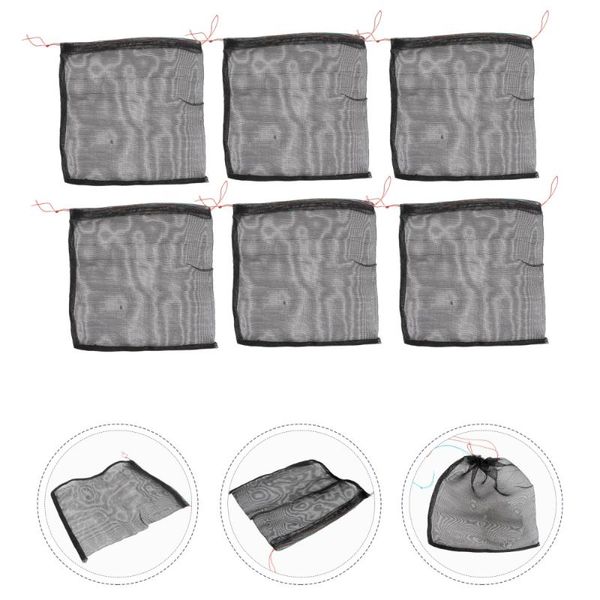 

planters & pots 50pcs reproducible pouches fruits drawstring bags nylon mesh filter