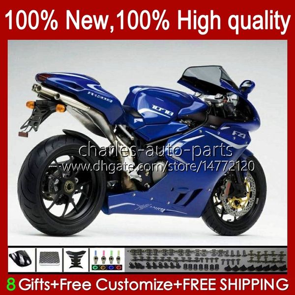 Набор для общеизды для MV Agusta F4 R312 750S 312R 750R 1000R 05 06 Bodywork 35NO.39 MA MV F4 750 1000 R CC S 1000CC 05-06 Cowling 312 1078 S Gloss Blue 2005 2006