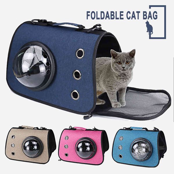 

collapsible cat carrier bags breathable pet carriers small dog cat shoulder bags travel cage pet transport bag carrying for cats