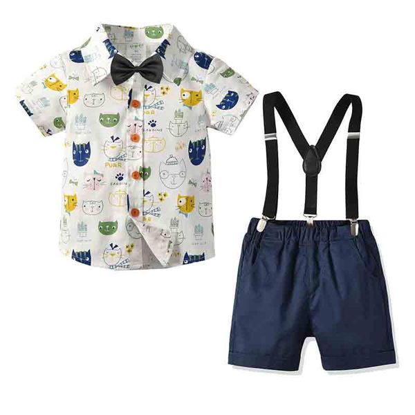 

clothing sets summer baby boys bow tie gentleman suits childrentoddler fashion casual outfits, White