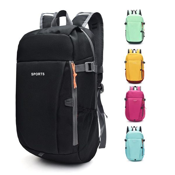 

backpack outdoor sports nylon waterproof travel backpacks for men women large capacity hiking bag pack school backbags 2022