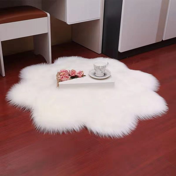 

psh floor mat modern simple petal psh carpet beoom bedside pm blossom round rtaurant