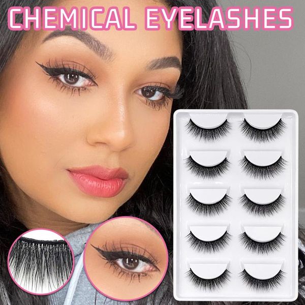 

false eyelashes 5ps nagaraku lashes of 8d fiber three-dimensional cross eyelashe