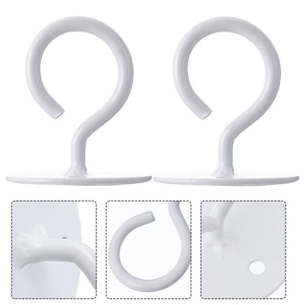 

hooks & rails 2pcs durable ceiling hook wall mount metal lantern iron