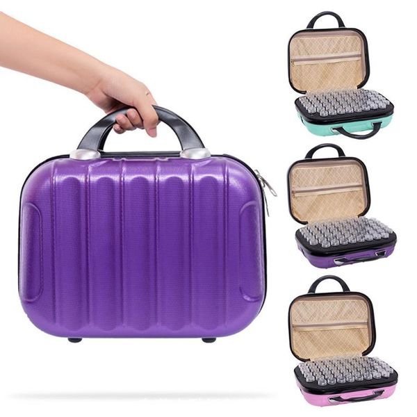 

bottles essential oil case grid bottle storage bag women portable travel organizer carrying holder box cosmetic bags & cases
