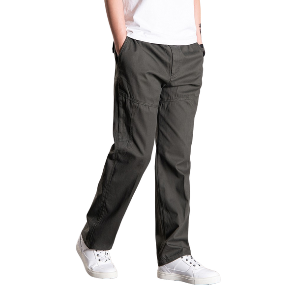 

men's pants oversized cargo men clothing autumn trousers straight streetwear casual pantalones hombre high quality, Black