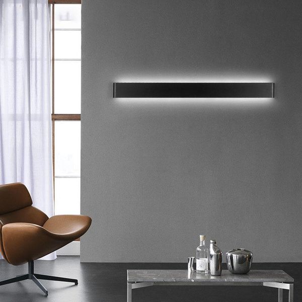 

wall lamp long strip led for stair el number plate light black white 6w 14w 20w 24w 30w bedroom bedside