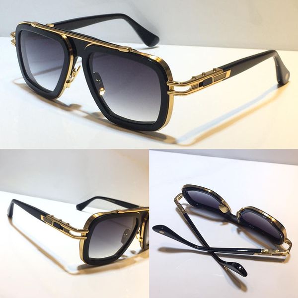 

403 new popular sunglasses with uv protection for men and women vintage rectangle plank metal frame fashion come with case, White;black