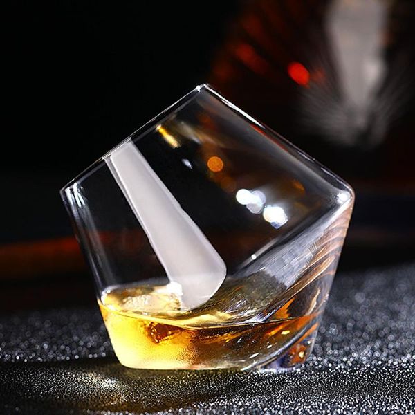 

creative irregular wine glass lead-heat-resistant transparent crystal beer whiskey brandy drink bar gift glasses