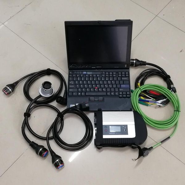 

diagnostic tools mb star c4 sd connect 4 lapx200t 4g touch screen software v06/2021 ssd/hdd diagnosis full set