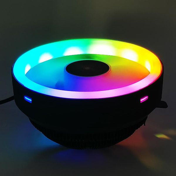

heatsink cpu cooler cooling radiator fan for intel lga 1150 1155 1156 775 1366 amd am2 am2+ am3 am3+ am4 3 pin rgb fans & coolings