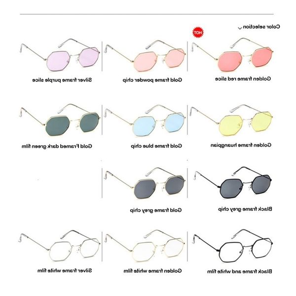

highend accessories fashion small frame square women brand digner metals mirror sunglass women's ocean lens oculos the sol feminino, Black