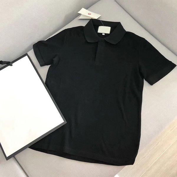 Polos masculinos T shirt Polo Designers letra G Fashion shirts Woman Short Sleeve Tees Black White Summer best-sellers masculinos agasalho tshirt tops casuais Atacado