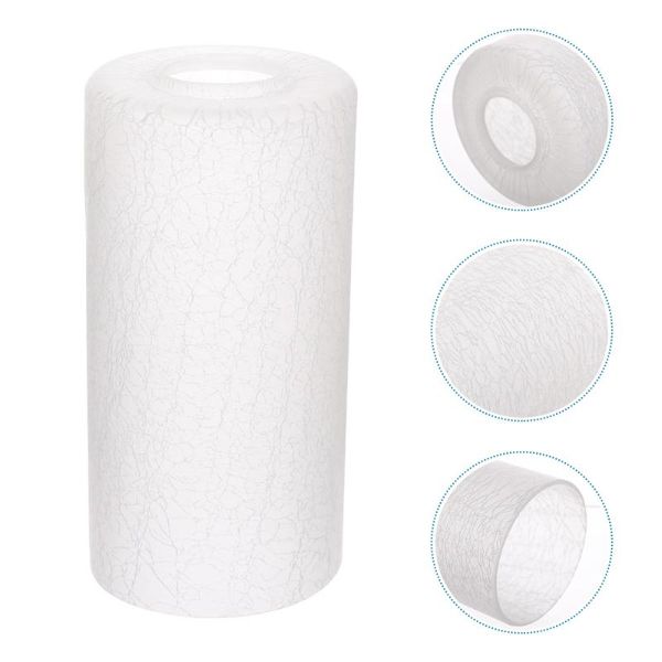 

cylindrical shape lampshade replaceable glass lamp shade delicate wall