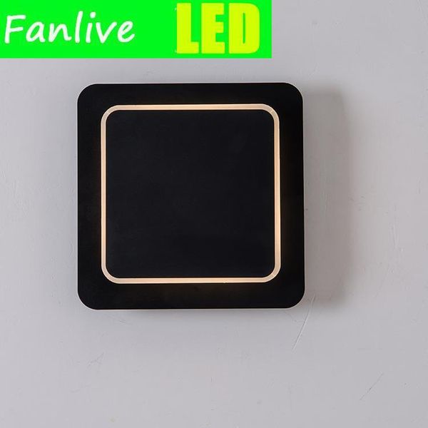 

outdoor wall lamps 12pcs 10w square ac85-265v 360 rotatable led acrylic lamp vintage for bedroom bedside corridor aisle porch light fixture