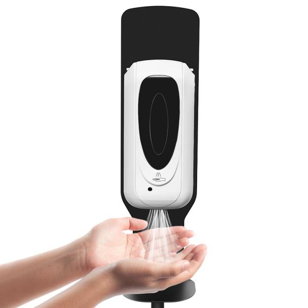 

liquid soap dispenser automatic touchless universal hand sanitizer 1000ml stainless steel stand station inches spray machine