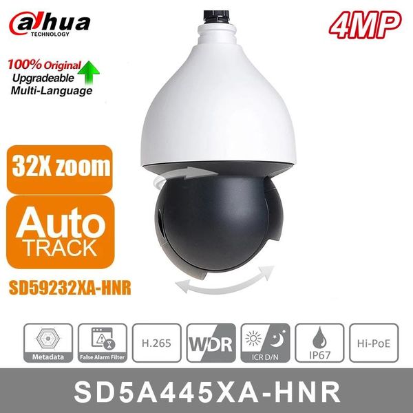 

cameras origina dh sd5a445xa-hnr dh-sd5a445xa-hnr 4mp 45x starlight ir ptz ai network camera 150m auto-tracking and ivs poe h.265