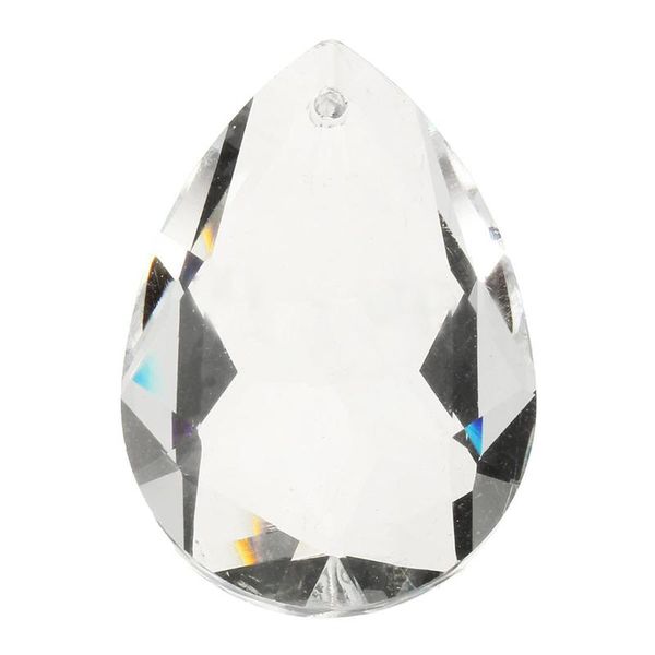 

licg-10pcs clear chandelier crystal lighting prisms hanging drops pendants 38mm