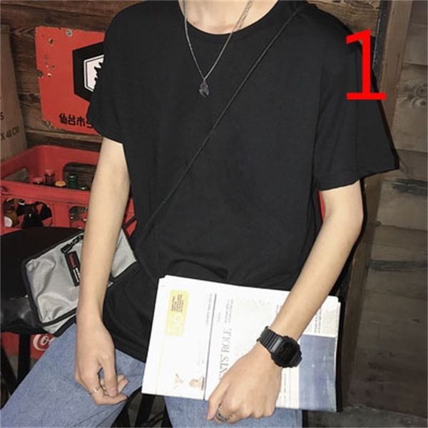 

men's t-shirts summer chinese style slim personality round neck cotton and linen half sleeve t-shirt tide 4xqt, White;black