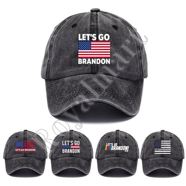 

let's go brandon baseball cap party supplies trump supporter rally parade cotton hat