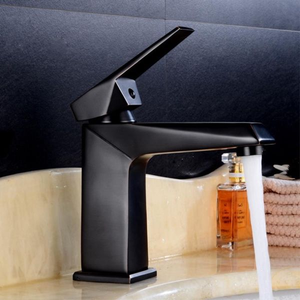 

bathroom sink faucets donyummyjo 1pc black ancient faucet copper and cold wash basin el deck installation tap